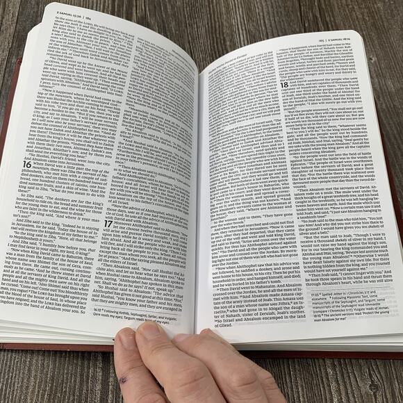 HOLY BIBLE NKJV RED LETTER EDITION NELSON LEATHERTOUCH New King James Version - Picture 11 of 11